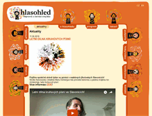 Tablet Screenshot of hlasohled.cz